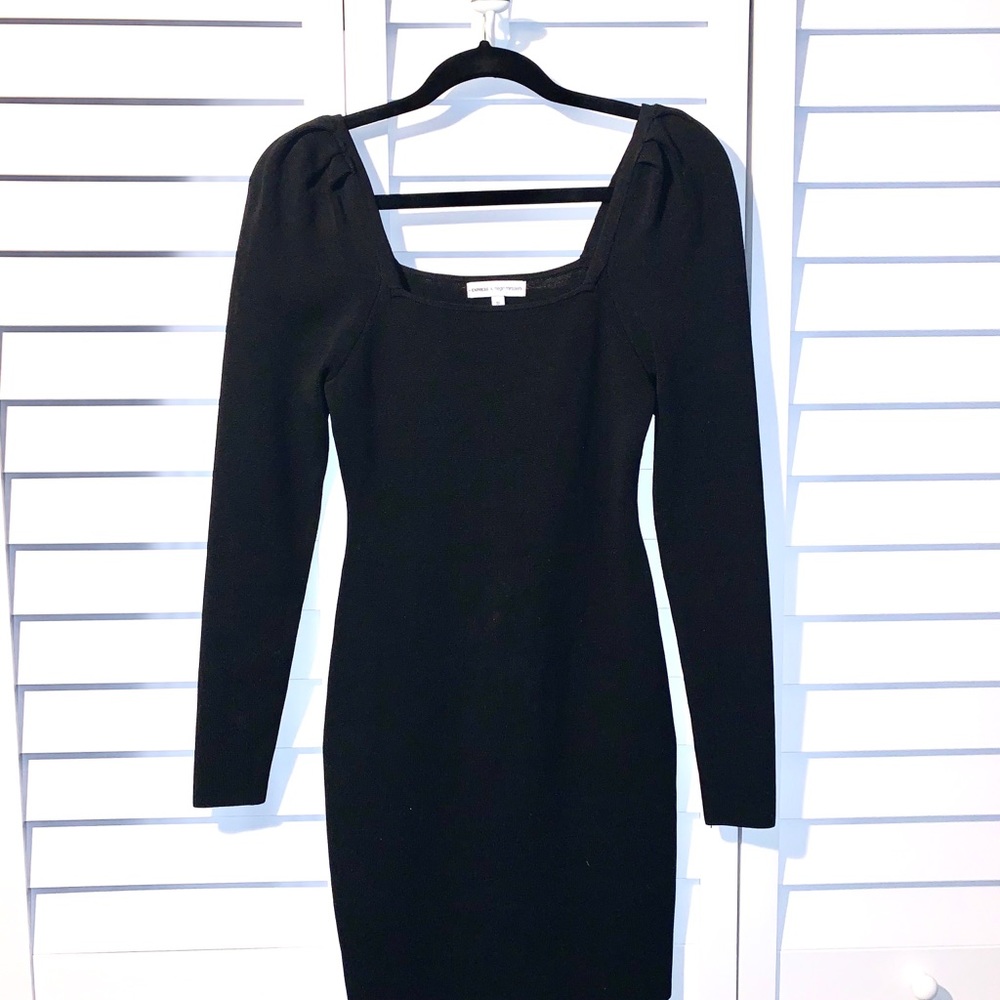 EXPRESS Black bodycon dress